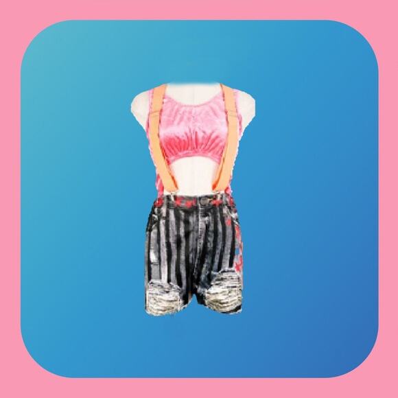 DC Birds of Prey Harley Quinn Deluxe Womens Costume Size Medium - Picture 3 of 15